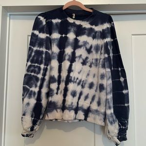Ulla Johnson - Indigo Tie Dye Sweatshirt, size M